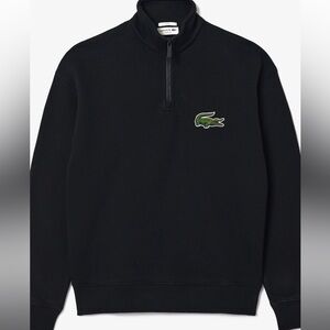 UNISEX LOOSE FIT HIGH-NECK FLEECE SWEATSHIRT